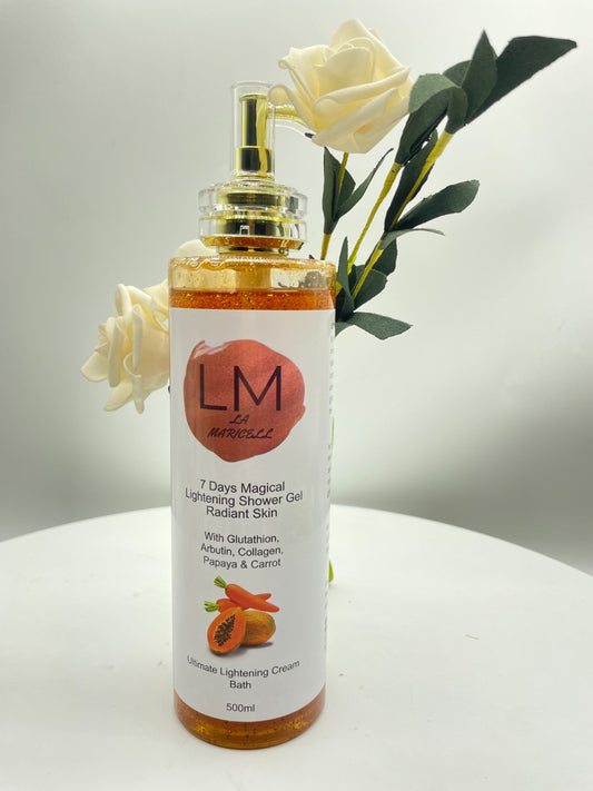 La Maricell 7 days magical lightening shower gel for radiant skin.