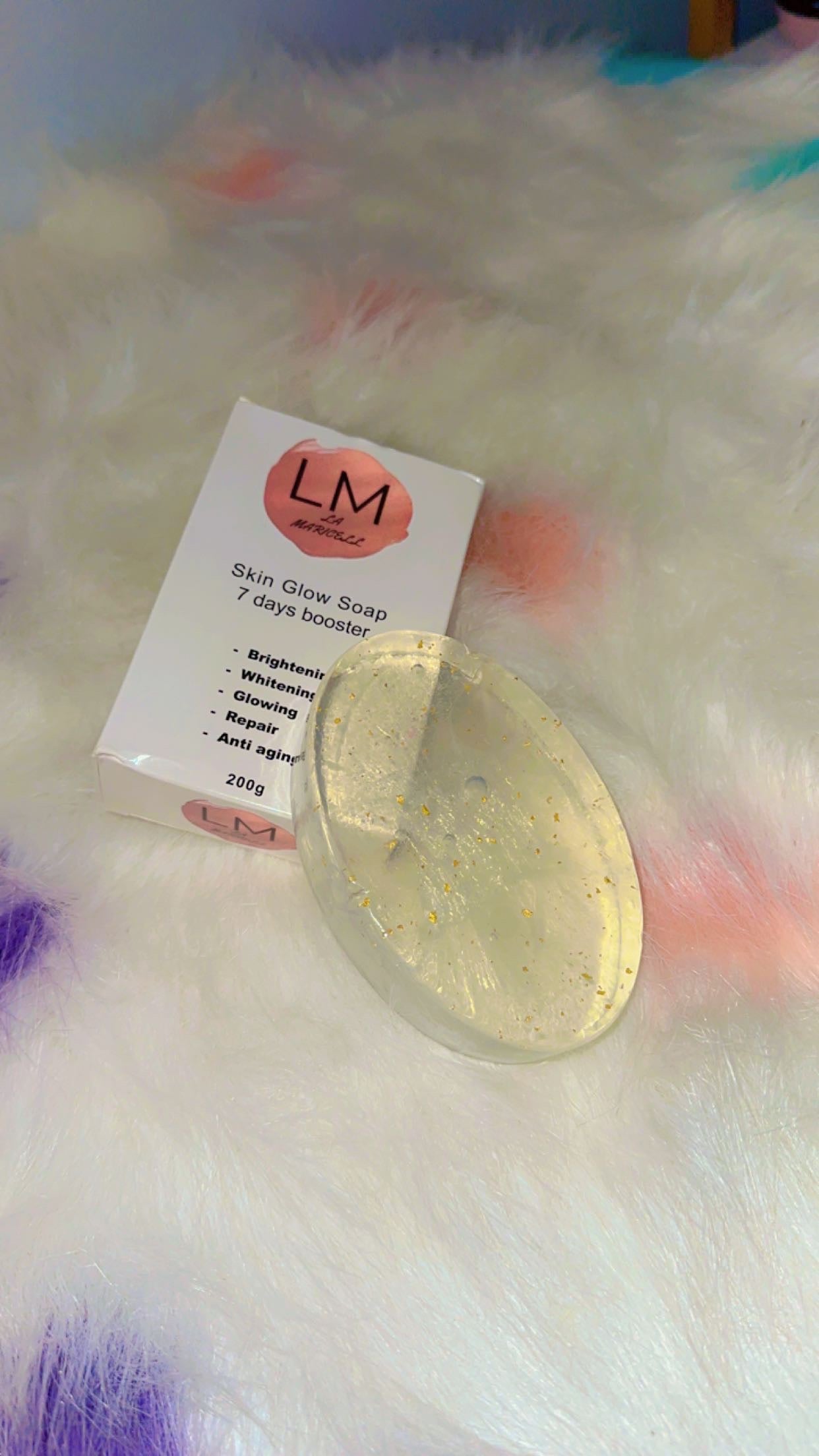 La Maricell 7 days skin glow soap for bright and healthy looking skin.